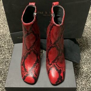 rag & bone Ellis Boot in Red Sz 7.5